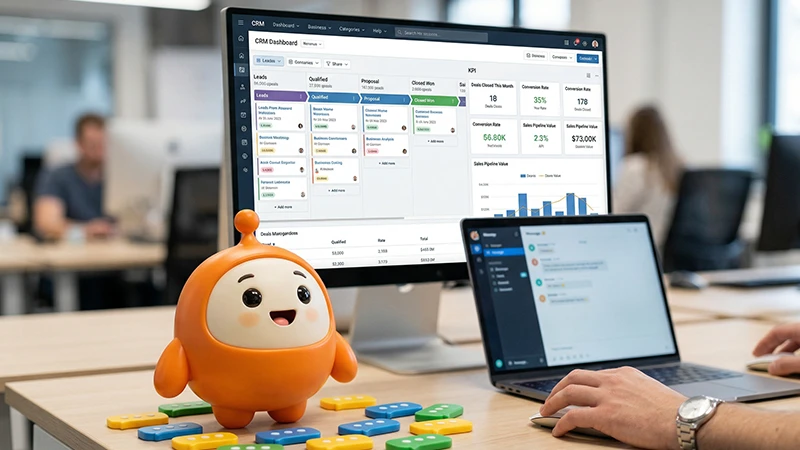 Dashboard y gestión de CRM con IA