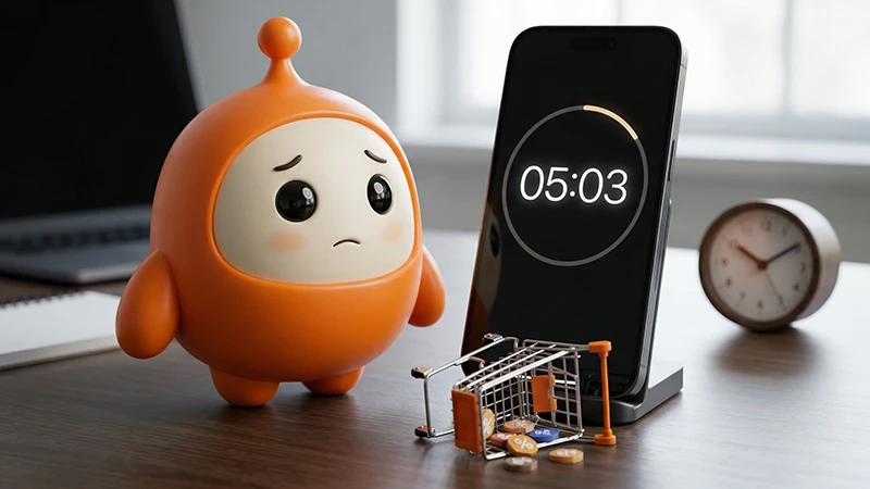 Métricas de caída de ventas por tiempo de espera